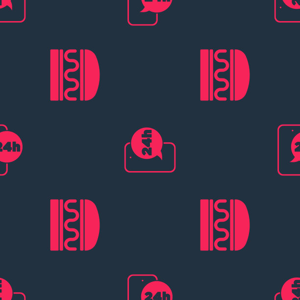 设定汉堡和食物订购的无缝模式图片下载