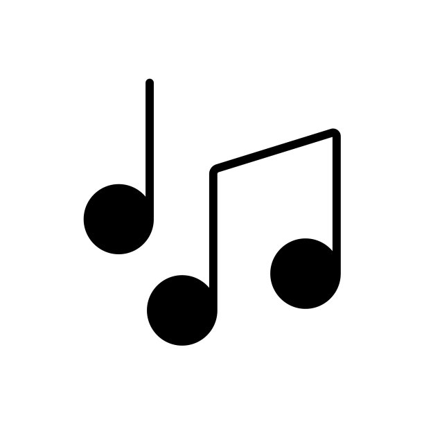 歌曲旋律音符图标图片下载
