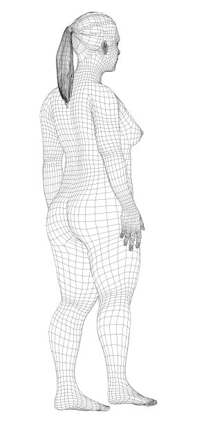 减肥前的胖女人图片下载