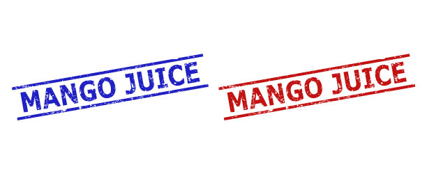 芒果汁密封，腐蚀样式和平行图片下载
