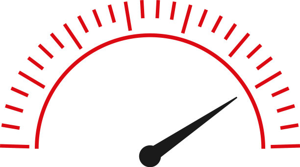 速度计图标设计模板孤立图片下载