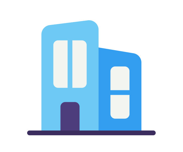 办公大楼工作空间单一孤立图片下载