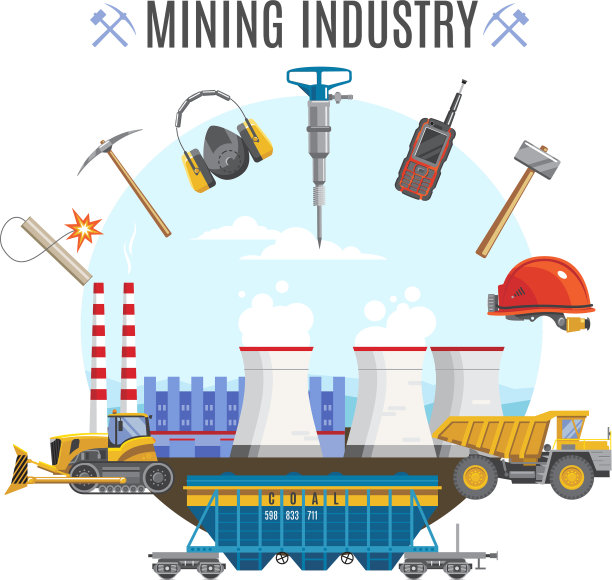 矿业圆组成图片下载