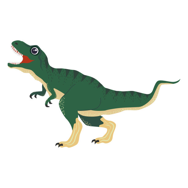史前绿色霸王龙图片下载