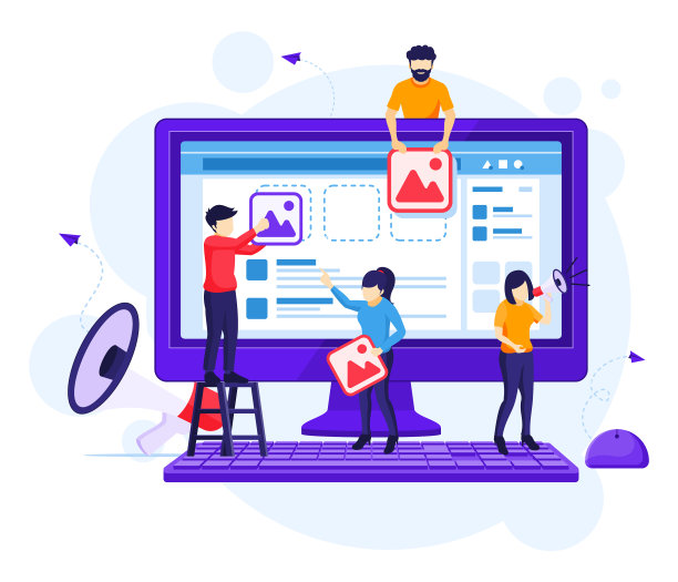 数字营销的概念是人们投放内容图片下载