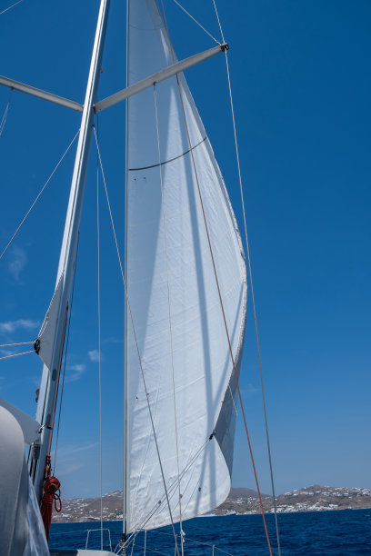 基克拉迪群岛岛屿,希腊。爱琴海航行，暑假图片下载