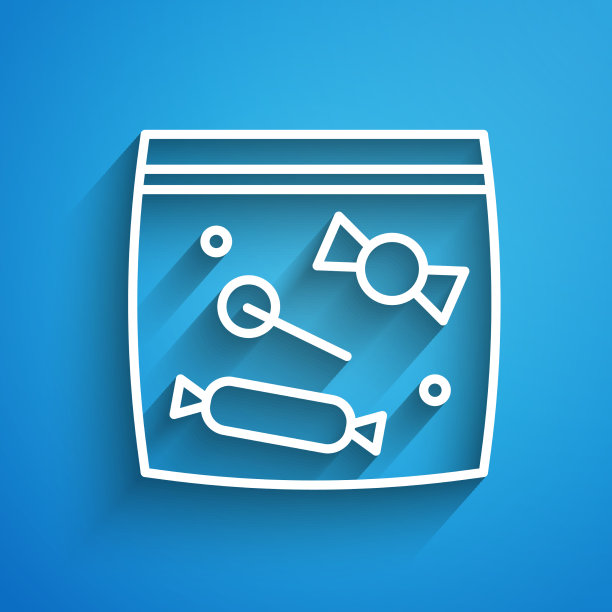 白色线糖果包装糖果图标图片下载