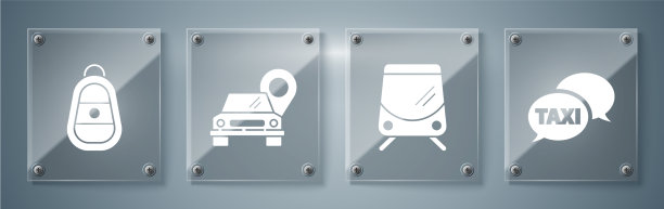 设有出租车呼叫、电话服务、有轨电车和铁路图片下载