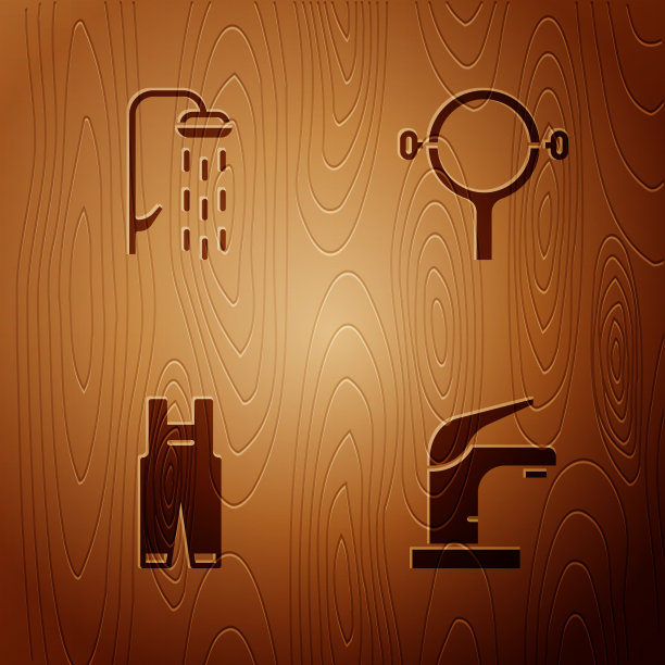 设置水龙头、淋浴、工作服和过滤器图片下载