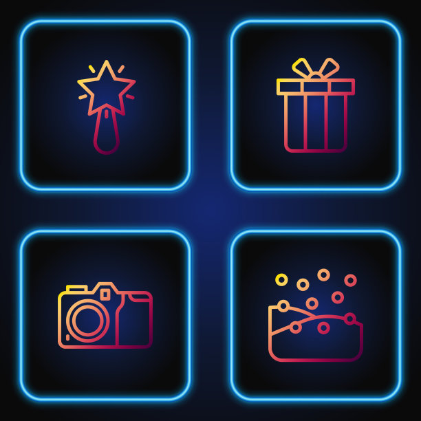 设行雪花摄影相机圣诞明星图片下载