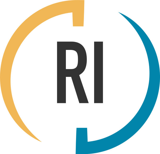 首字母ri swoosh设计标志概念图片下载