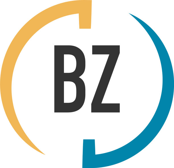 首字母bz swoosh设计标志概念图片下载