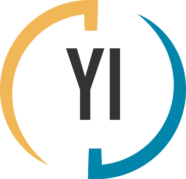 首字母yi swoosh设计标志概念图片下载