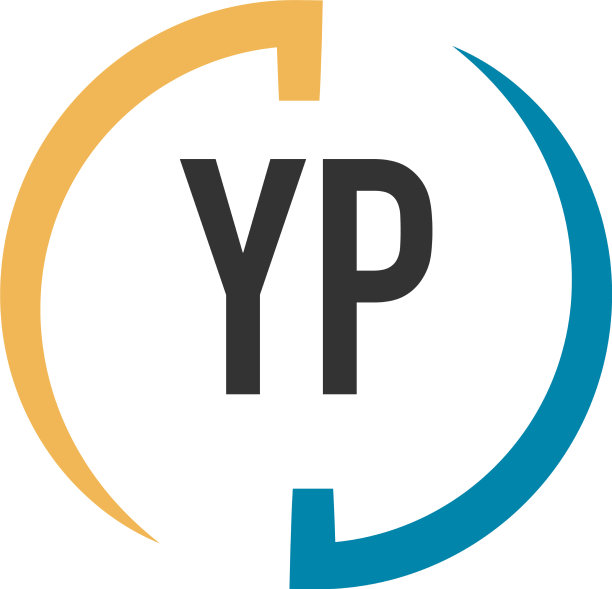 首字母yp勾形设计标志概念图片下载