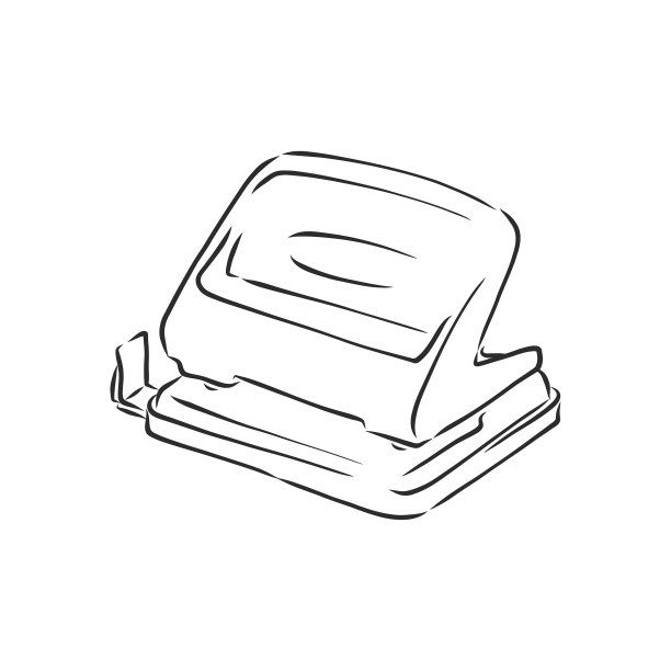 打孔素描文具打孔素描图片下载