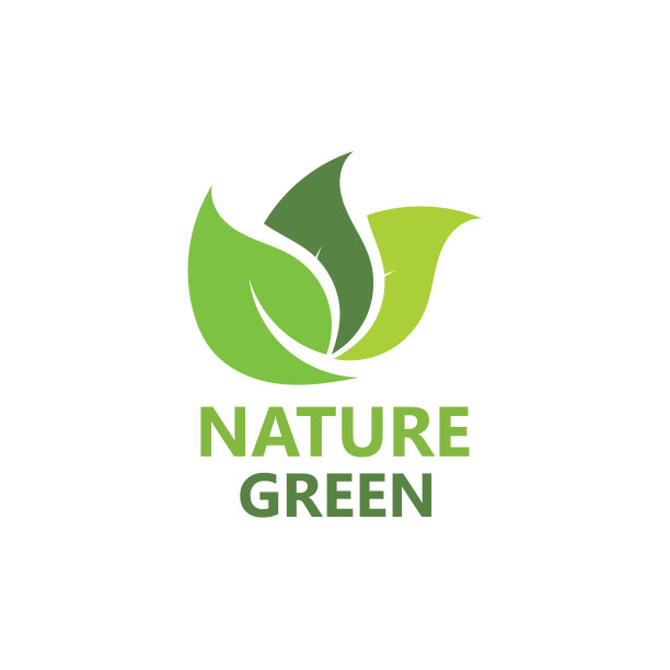 绿叶自然标志生态载体图片下载