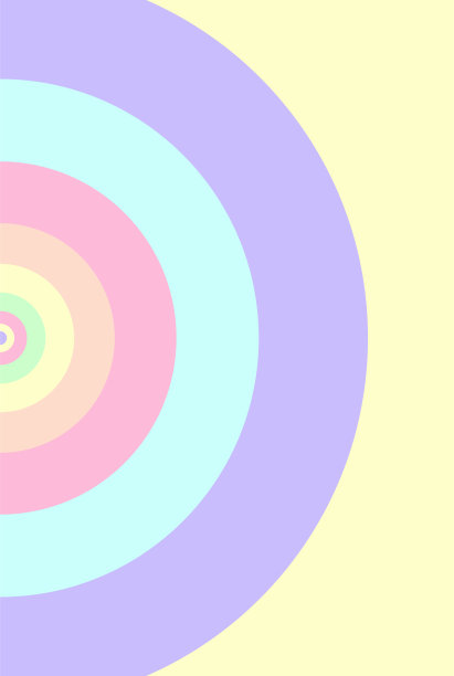 浅紫色，黄色，蓝色，粉红色，红色矢量壁纸与圆形和模糊气泡形状的样品和您的广告，海报，旗帜模板的全新设计。eps图片下载