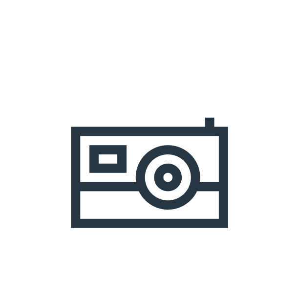 来自音乐节概念的相机图标矢量。相机可编辑笔画的细线插图。相机线性标志用于网络和移动应用程序，标志，印刷媒体..图片下载