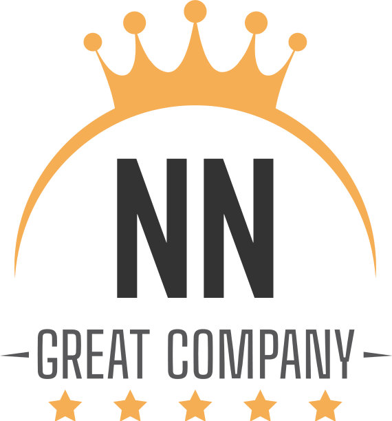 首字母nn king设计标志概念王图片下载