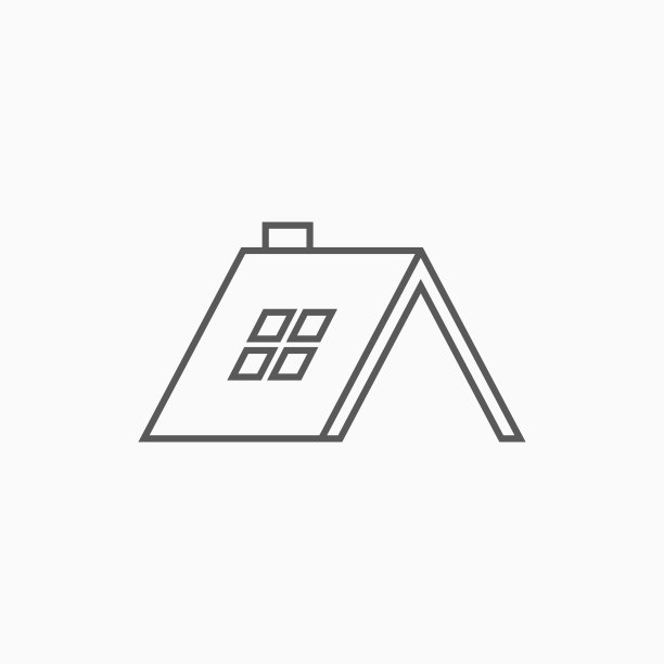 屋顶图标，房屋矢量图片下载