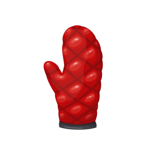 烧烤手套或厨房防护手套图片下载