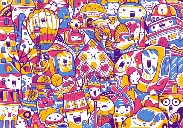 巴黎地标性建筑图片下载