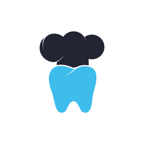 牙科厨师标识设计模板图片下载