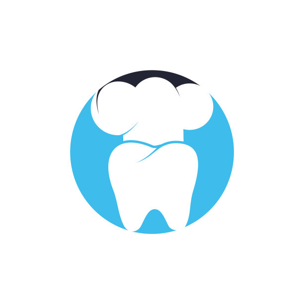 牙科厨师标识设计模板图片下载