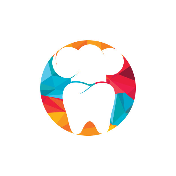 牙科厨师标识设计模板图片下载