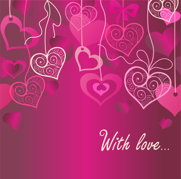 无缝的情人节背景图片下载