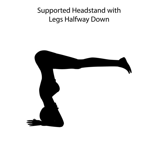 支撑头倒立，双腿在半空图片下载