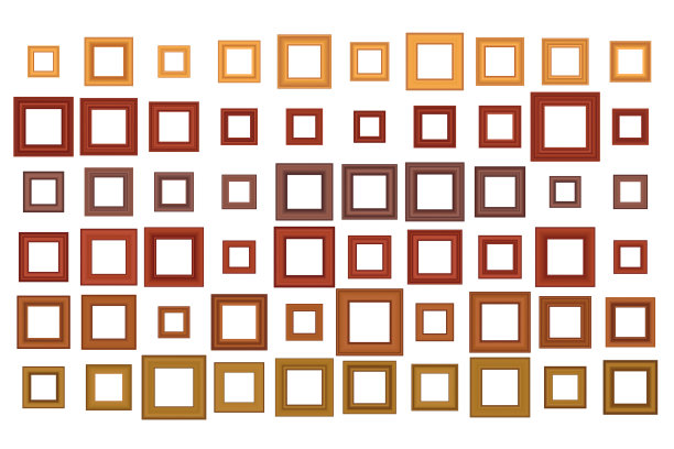 大set方复古木框架为您图片下载