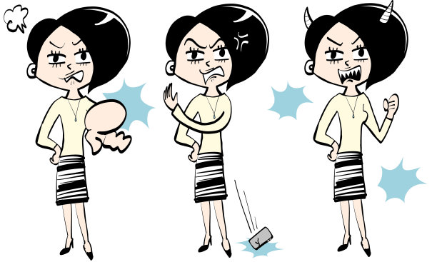 一个愤怒地把手机摔在地上的女人图片下载