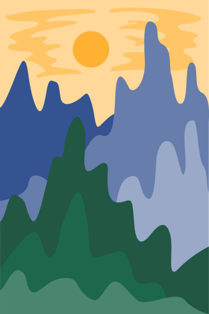 抽象景观与现代背景图片下载