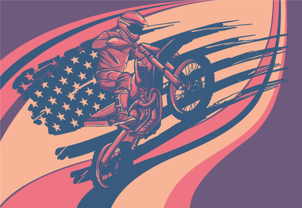 摩托车越野者骑摩托车越野赛图片下载