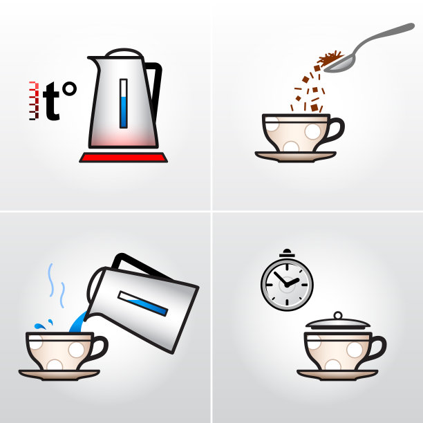 图标设置为工艺冲泡茶咖啡图片下载