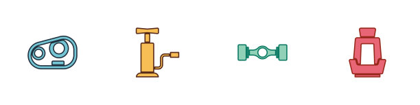 设置汽车车灯、气泵底盘和座椅图片下载