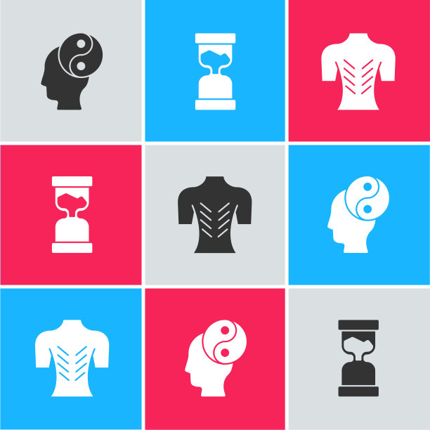 设置阴阳老沙漏和按摩图标图片下载