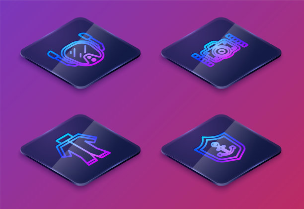 设置等距线潜水面罩潜水服照片图片下载