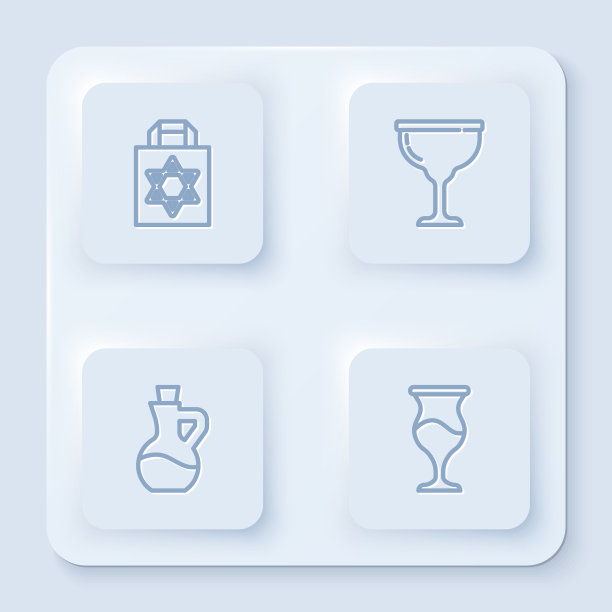 集购物袋与明星大卫犹太图片下载