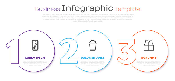 设行移动式服务桶及安全背心图片下载