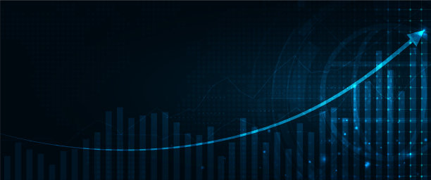 股票市场投资交易曲线图图片下载