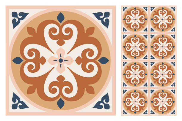 葡萄牙瓷砖地板设计图片下载