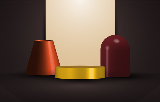 抽象三维渲染设计艺术品几何图片下载