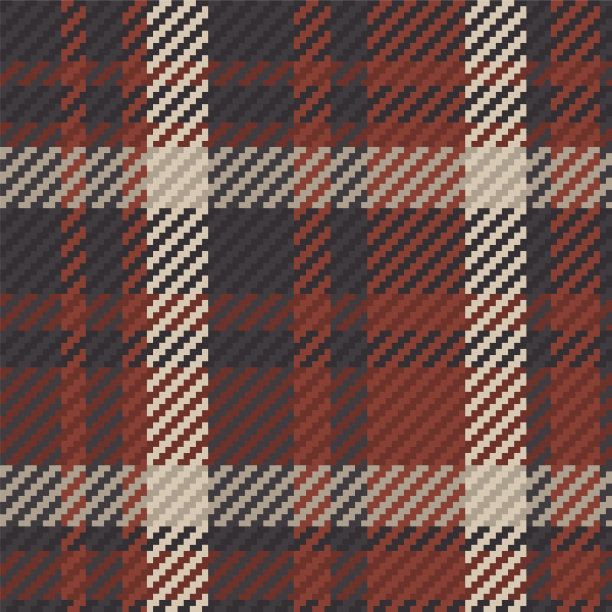 无缝图案苏格兰格子呢格子图片下载