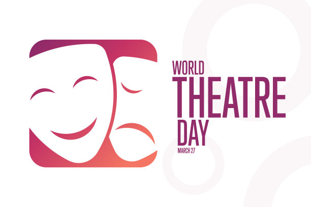 3月27日世界戏剧日假日概念图片下载