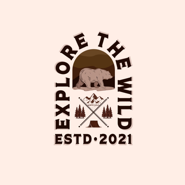 专属冒险标志设计高档复古图片下载