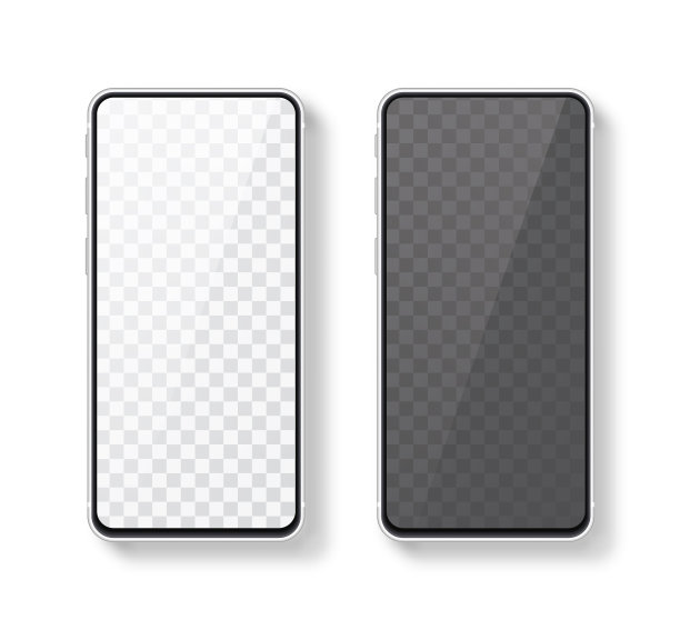 逼真的智能手机模拟设置手机图片下载