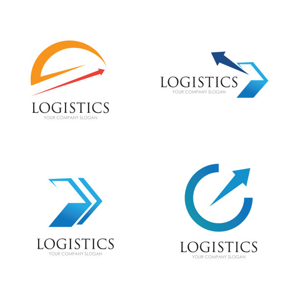 物流快递公司Logo模板图片下载