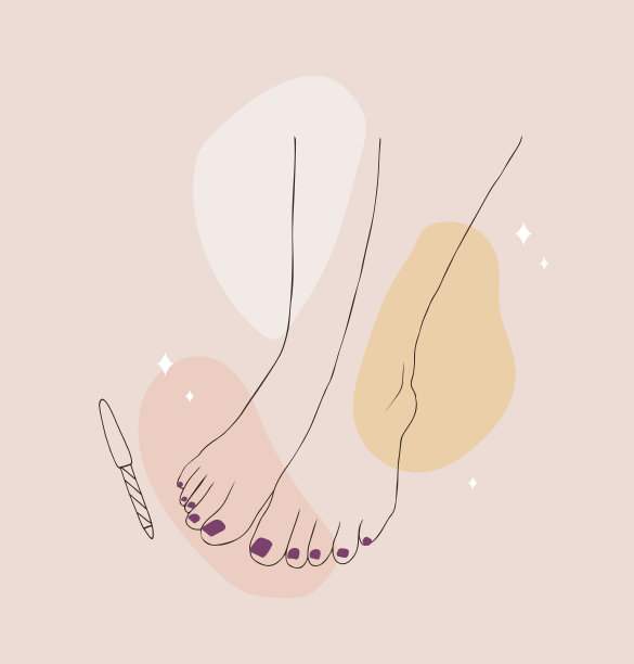 女修脚女士擦漆图片下载